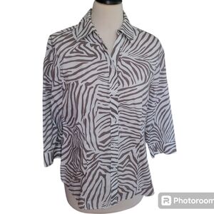 Chico's Wrinkle Resistant Shirt size 1